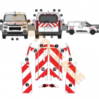 Citroën Berlingo Van III 2018+ Heckklappe Klasse A Citroën Berlingo Van III 2018+ Heckklappe Klasse A