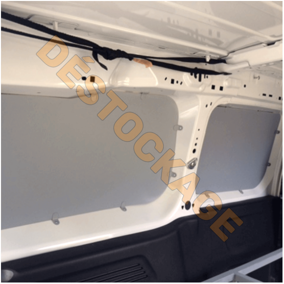 Innenverkleidung Holz Wände Citroen Berlingo Van III 2018+ graues beschichtetes Sperrholz - Beispielfoto Innenverkleidung Holz Wände Citroen Berlingo Van III 2018+ graues beschichtetes Sperrholz - Beispielfoto