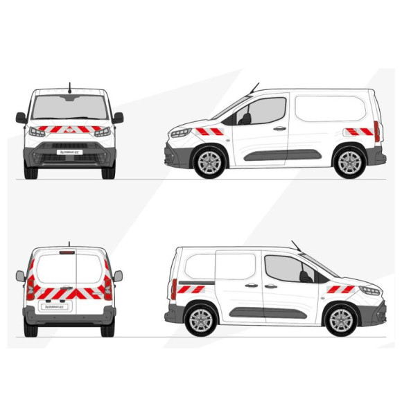 Markierungskit für Toyota Proace City ab 2024 Markierungskit für Toyota Proace City ab 2024