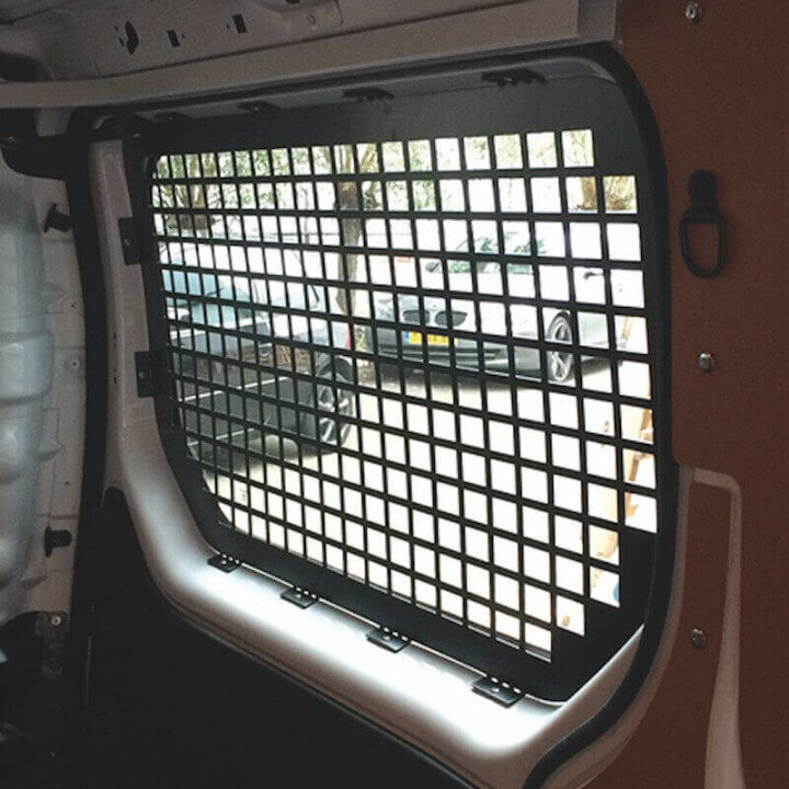 Einbruchschutzgitter Citroen Jumpy - Innenansicht Seitentür Einbruchschutzgitter Citroen Jumpy - Innenansicht Seitentür
