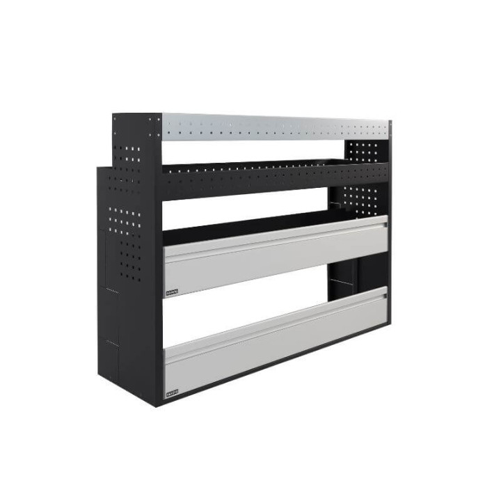PROVAN-Ausstattung L1390mm (links) für Peugeot Partner 2018+ - Seitenansicht