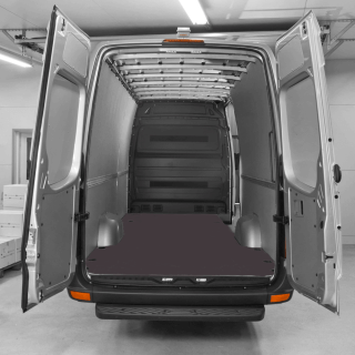 Innenverkleidung aus Polypropylen & Holz - Mercedes Sprinter - Komplettset Sperrholzboden + Polypropylenwände Innenverkleidung aus Polypropylen & Holz - Mercedes Sprinter - Komplettset Sperrholzboden + Polypropylenwände