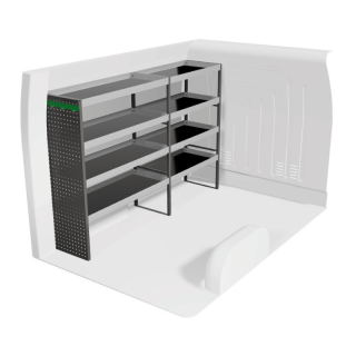 Ausbau für Nissan NV400 2010-2021 (links) Frontansicht