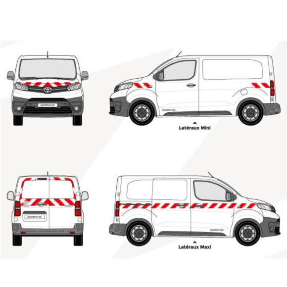 Markierungskit für Toyota Proace ab 2016+ Markierungskit für Toyota Proace ab 2016+