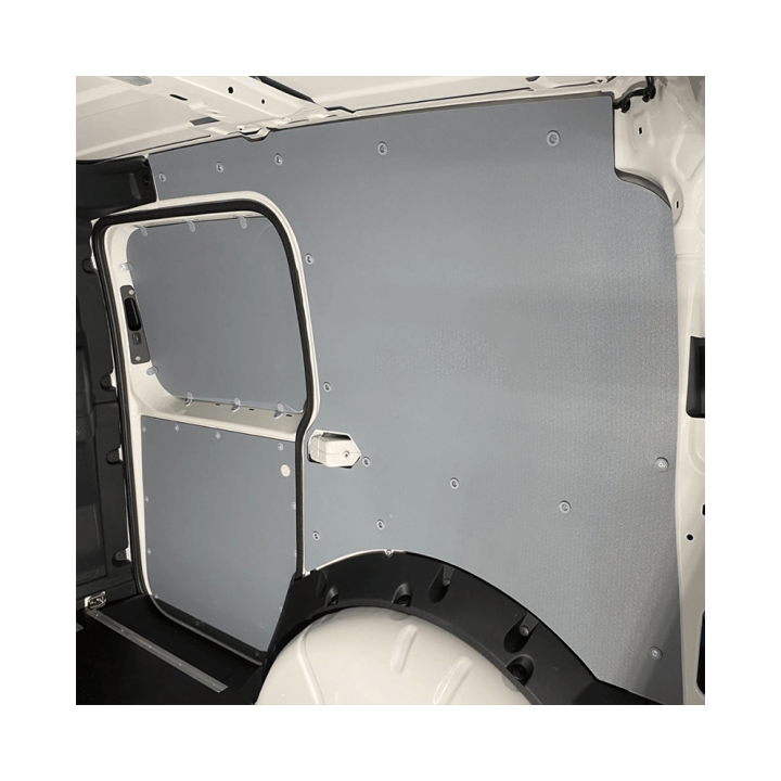 Holz-Innenverkleidung für Seitenwände Ford Custom ab 2023 Doppelkabine MultiCab - generisches Foto Holz-Innenverkleidung für Seitenwände Ford Custom ab 2023 Doppelkabine MultiCab - generisches Foto