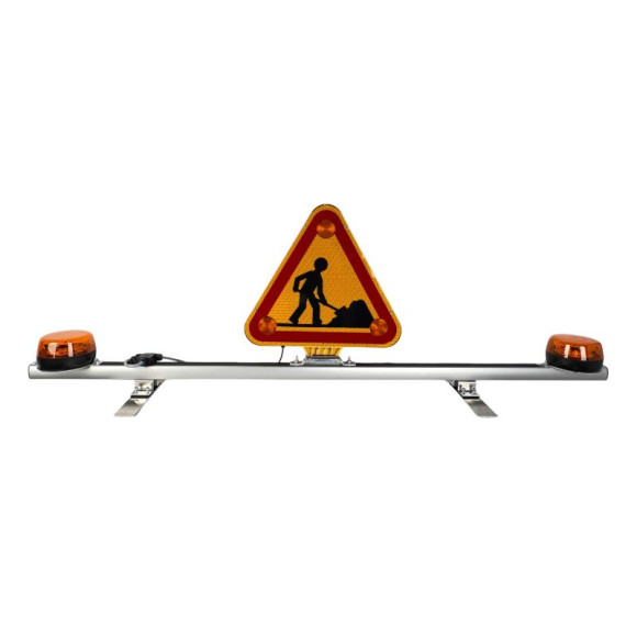 Triflash-Ausrüstungsleiste + 2 Rundumleuchten mit Kabel und 2 Schaltern mit Befestigungspads