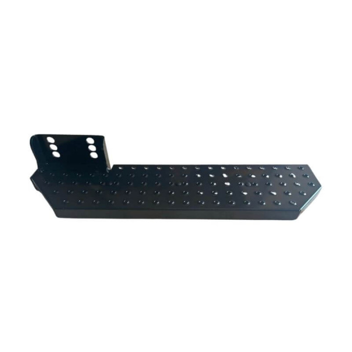 Halbtrittbrett Towhook aus schwarz lackiertem Stahl – kompakte Version 60 cm