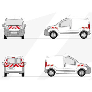 Markierungsset - Citroen Nemo mit Flügeltüren und Seitenansichten Markierungsset - Citroen Nemo mit Flügeltüren und Seitenansichten