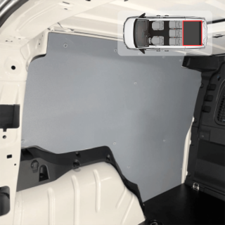 Polypropylen-Wandverkleidung Ford Custom 2023+ Doppelkabine MultiCab - generisches Foto Polypropylen-Wandverkleidung Ford Custom 2023+ Doppelkabine MultiCab - generisches Foto