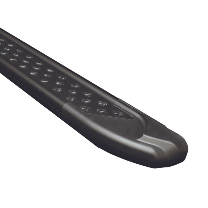 Festes seitliches Trittbrett schwarz – Seitenansicht des Aluminiumprofils - Ford Custom ab 2023