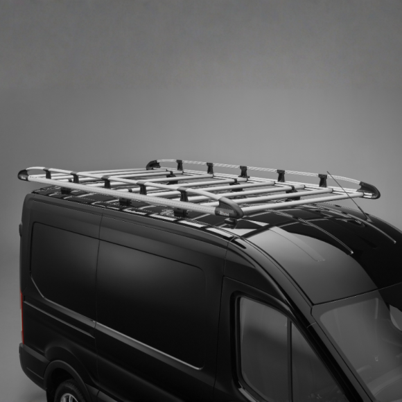 Aluminium-Dachgalerie grau für Renault Kangoo II 2007-2021 - generisches Foto, nicht vertraglich bindend