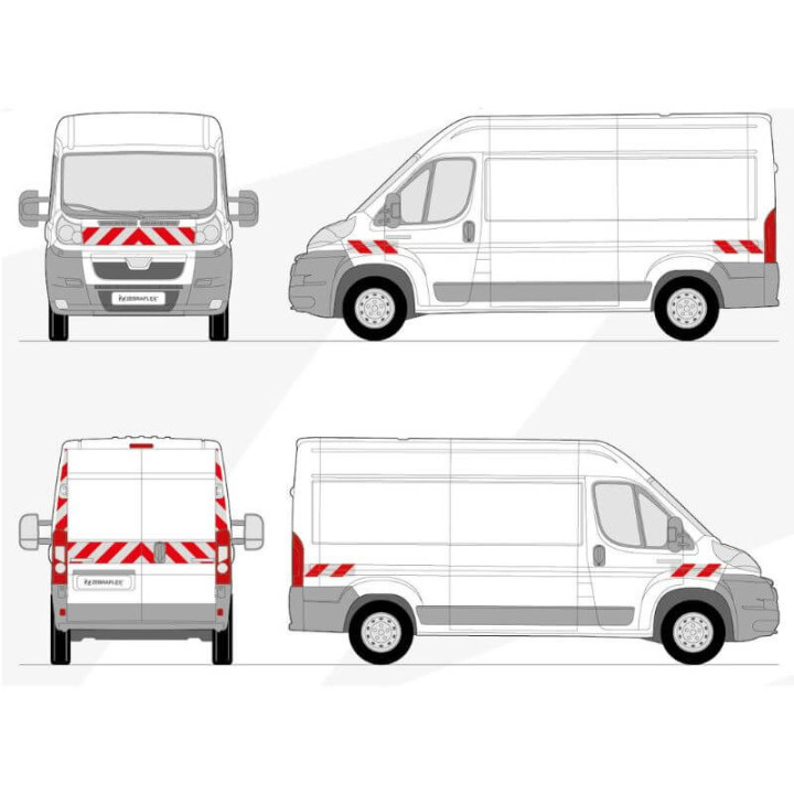 Markierungsset - Peugeot Boxer von 2006 bis 2013 für H2/H3