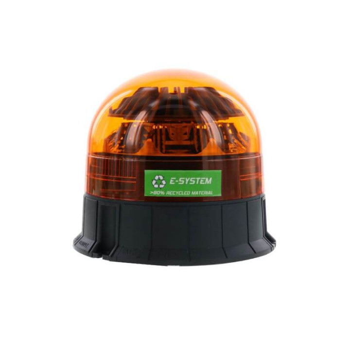 Umweltfreundliche orange LED-Rundumleuchte – 3-Punkt-Schraubbefestigung