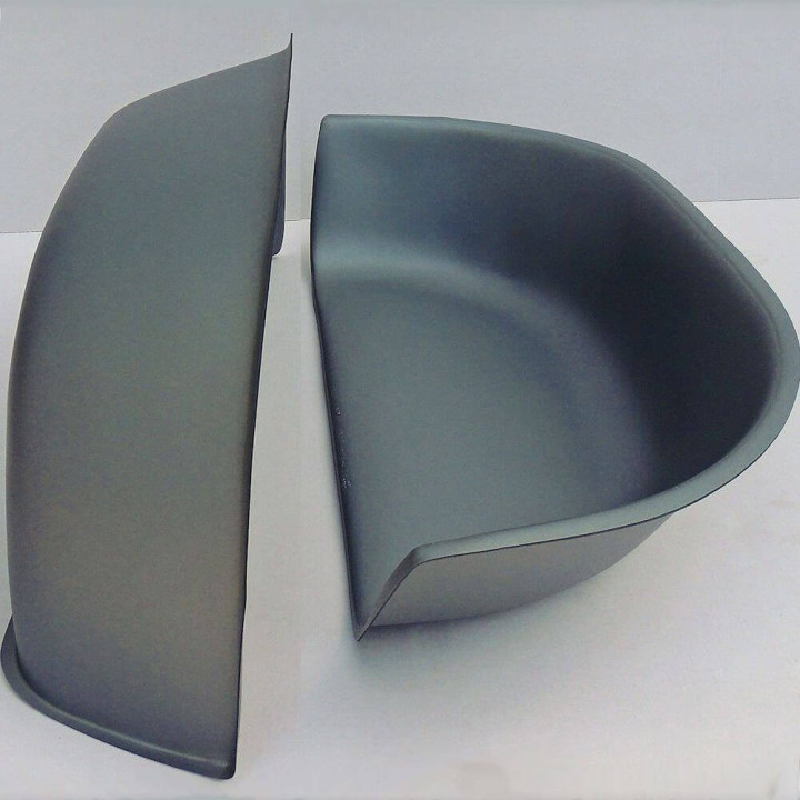 Thermogeformte Radkästen aus hochbeständigem PEHD