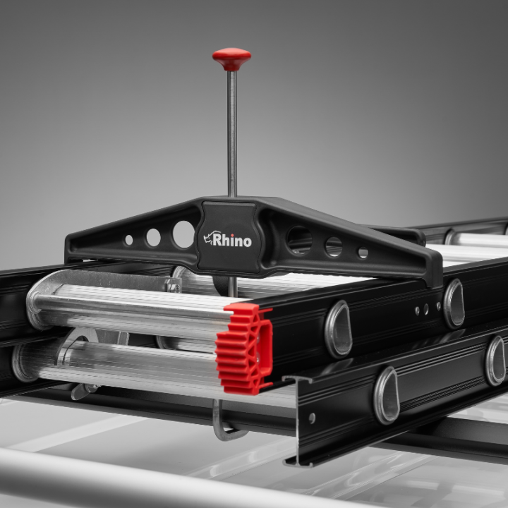 Paar schwarze Leiterhalterungen (Safeclamp)