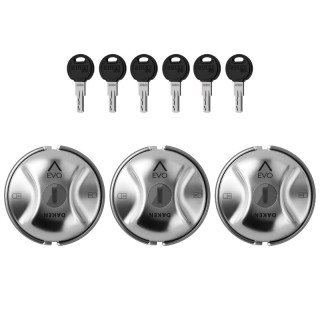 Triple-Diebstahlsicherungs-Set Nutzfahrzeug DAKEN SATURN EVO mit 6 Schlüsseln