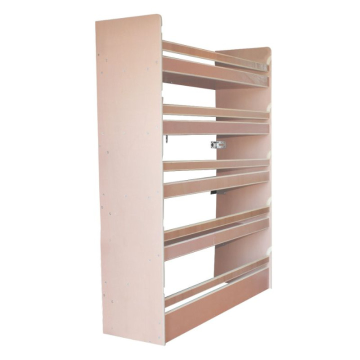 Holz-Regalschrank für Nissan Primastar 2022+ linke Seite