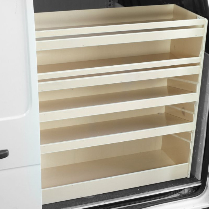 Universeller Holzkasten für Nutzfahrzeuge für Citroën Jumpy 2016+ - Länge 1160/1410 mm