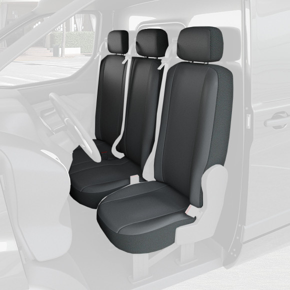 Sitzbezüge aus Kunstleder für Citroen Berlingo Van 2018+ (Abbildung unverbindlich)