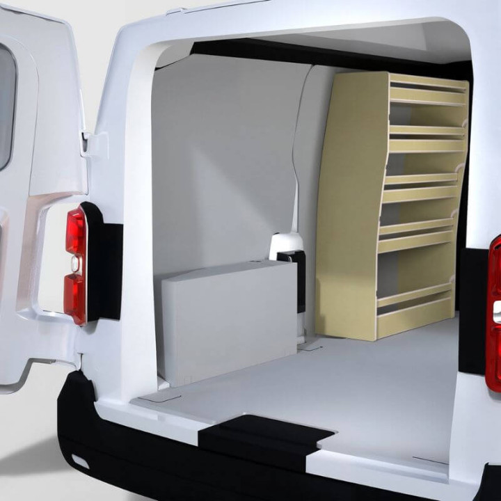 Innenausstattung Opel Vivaro ab 2019 mit Kasten, linke Seite