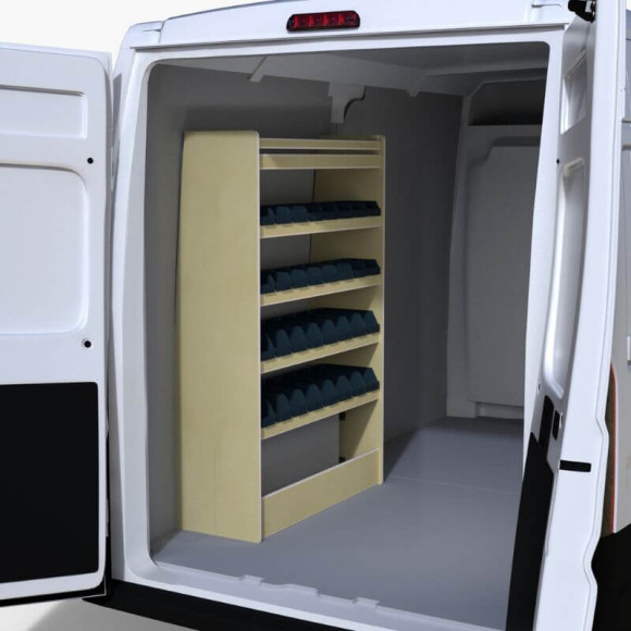 Holzausbau Renault Master 2010+ T400mm mit Wannen