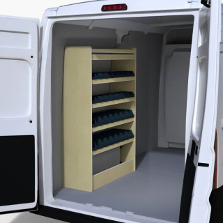 Holzausbau Nissan Interstar 2022-2024 P400mm mit Wannen