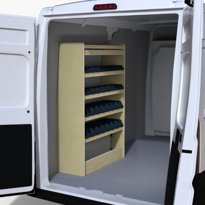 Holzausbau Toyota Proace Max ab 2024 P400mm mit Wannen