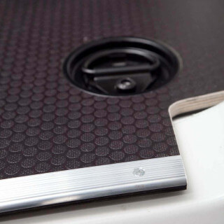 Rutschfester Holzboden für Ford Connect 2013-2024 mit Schwellenleisten und Abschlussdeckeln