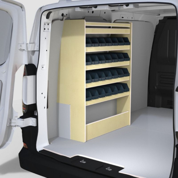 Holzeinrichtung Volkswagen T7 2025+ P380mm mit Behältern