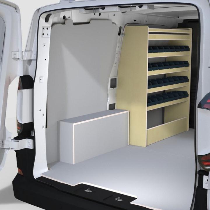 Holzeinrichtung Ford Custom 2023+ P380mm mit Behältern