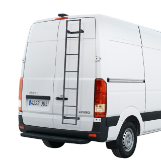 Feststehende Stahl-Türleiter – Mercedes Sprinter 2018+ – kein Vertragsfoto