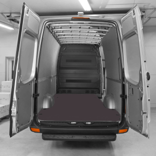 Innenverkleidung aus Polypropylen & Holz - Mercedes eSprinter 2023+ - Komplettset Bodenplatte aus Sperrholz + Wände aus Polyprop
