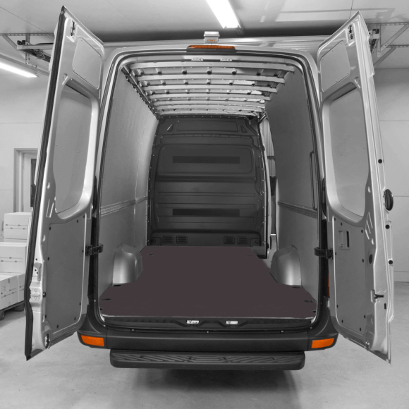 Innenverkleidung aus Polypropylen & Holz - Mercedes eSprinter 2023+ - Komplettset Bodenplatte aus Sperrholz + Wände aus Polyprop