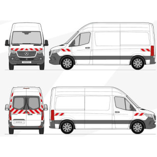 Absperrset für Mercedes eSprinter 2023+