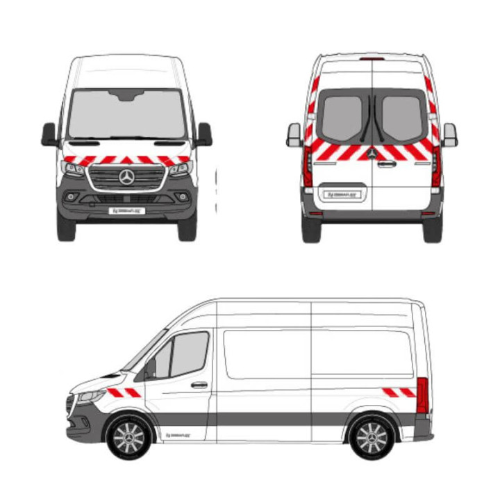 Absperrset für Mercedes eSprinter 2023+