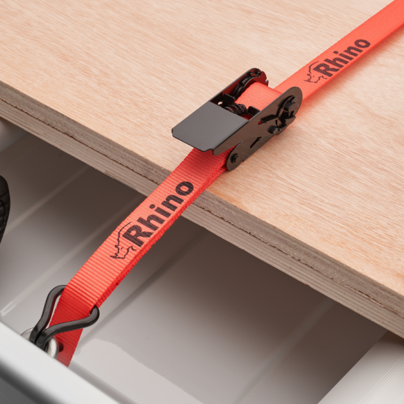 Rhino-Zurr-Kit mit 4 Ringen und 2 Spanngurten