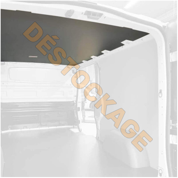 Deckenverkleidung für Ford Transit Custom L1 2023 aus 4mm grauem Polypropylen. (Generisches Foto)