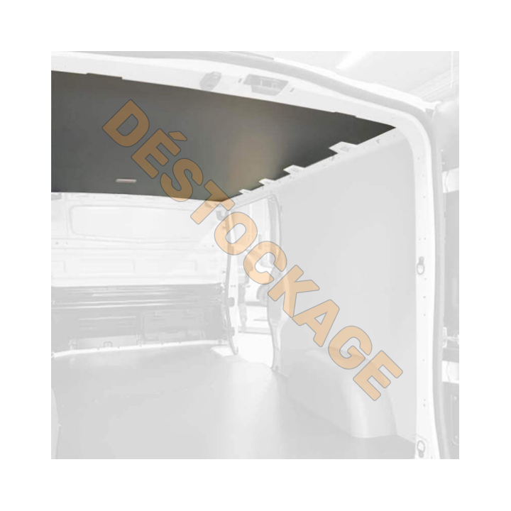 Deckenverkleidung für Ford Transit Custom L1 2023 aus 4mm grauem Polypropylen. (Generisches Foto)