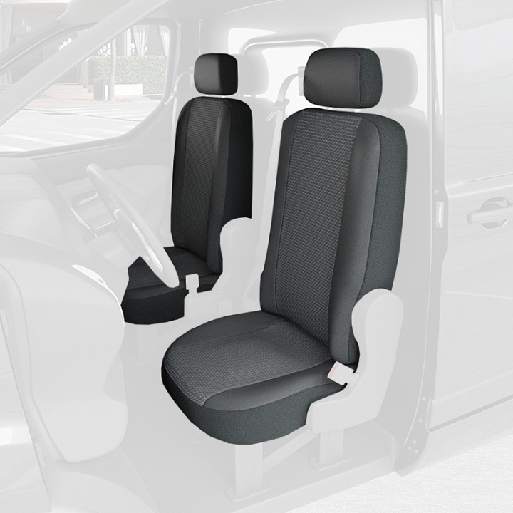 Sitzbezüge aus Stoff für Volkswagen e-Transporter 2025+ – zwei Sitze