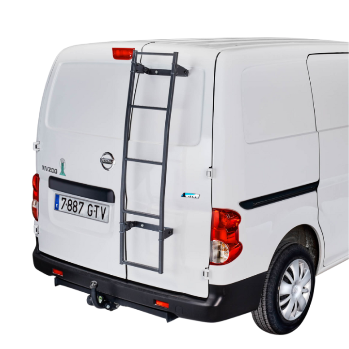 Feststehende Stahl-Türleiter – Volkswagen e-Transporter 2025+ – Foto nicht vertraglich bindend