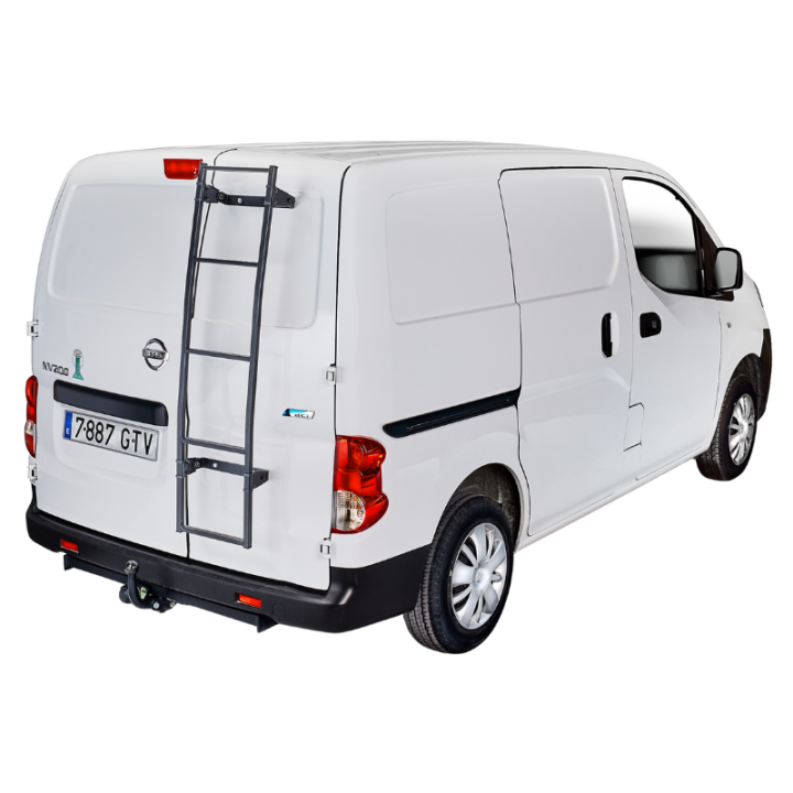 Feststehende Stahl-Türleiter – Volkswagen e-Transporter 2025+ – Foto nicht vertraglich bindend