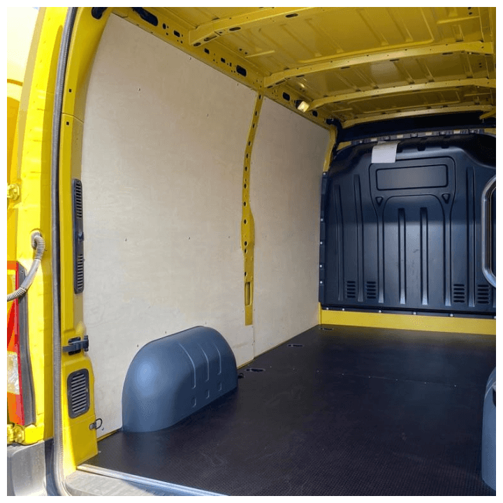 Holz-innenverkleidung Rohholz Seitenwände Volkswagen e-Transporter 2025+ – generisches Foto