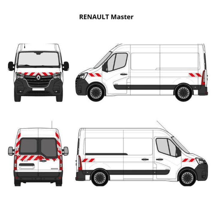 Markierungsset – nur für Renault Master H2/H3