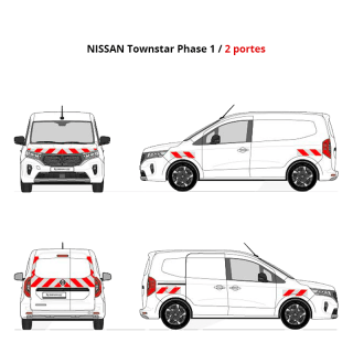 Warnmarkierungsset – Nissan Townstar EV ab 2022