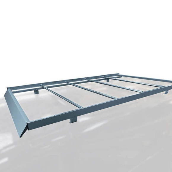 Flacher verzinkter Stahlträger für Nissan NV400 2010-2021. Anzahl der Befestigungen und Querträger an jedes Fahrzeugmodell angep Flacher verzinkter Stahlträger für Nissan NV400 2010-2021. Anzahl der Befestigungen und Querträger an jedes Fahrzeugmodell angep