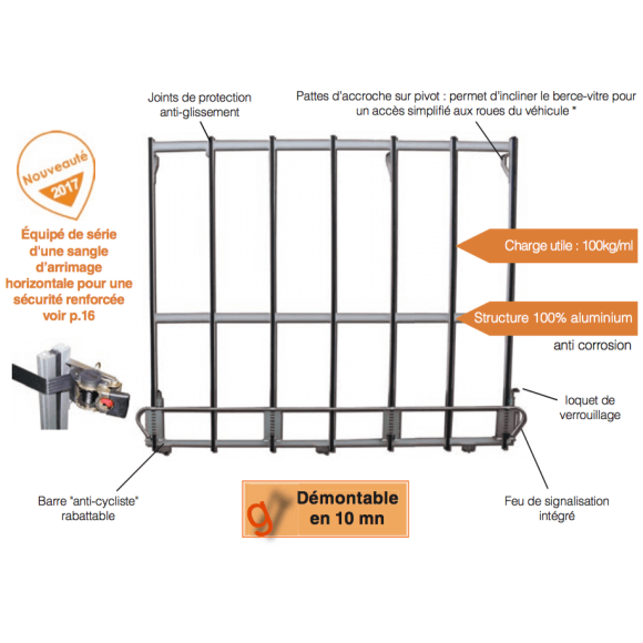 Außenfensterhalterung Renault Master 2010+ L2H2