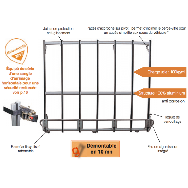 Außenfensterhalterung Renault Master 2010+ L2H2