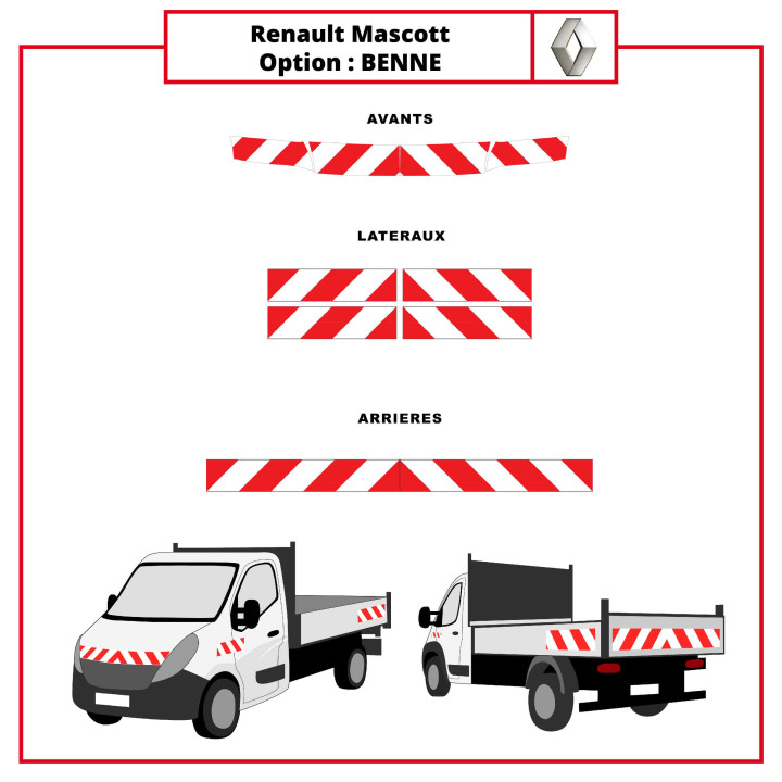 Markierungskit Renault Mascott Kipper Markierungskit Renault Mascott Kipper