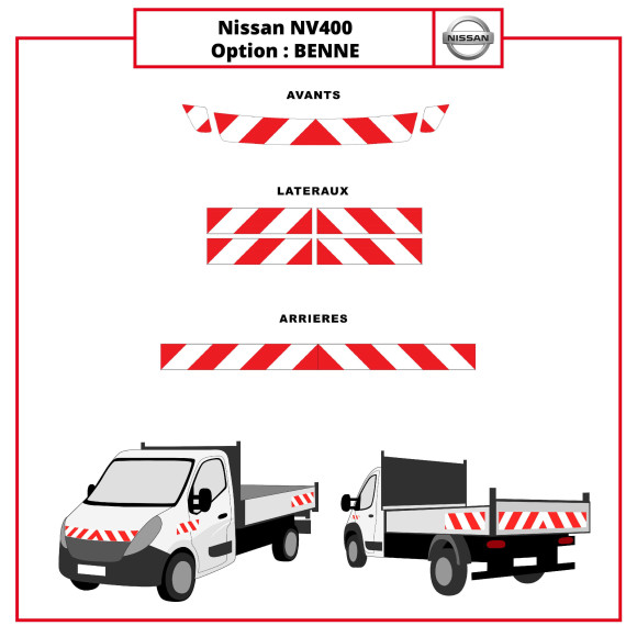 Markierungskit - Nissan NV400 Kipper Markierungskit - Nissan NV400 Kipper