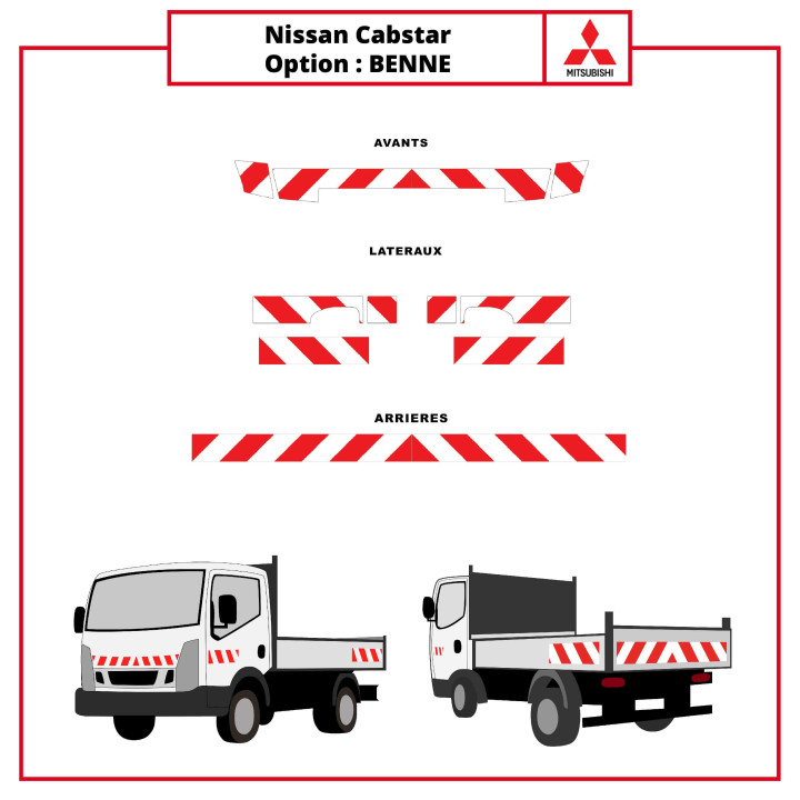 Markierungskit - Mitsubishi Fuso Canter Kipper